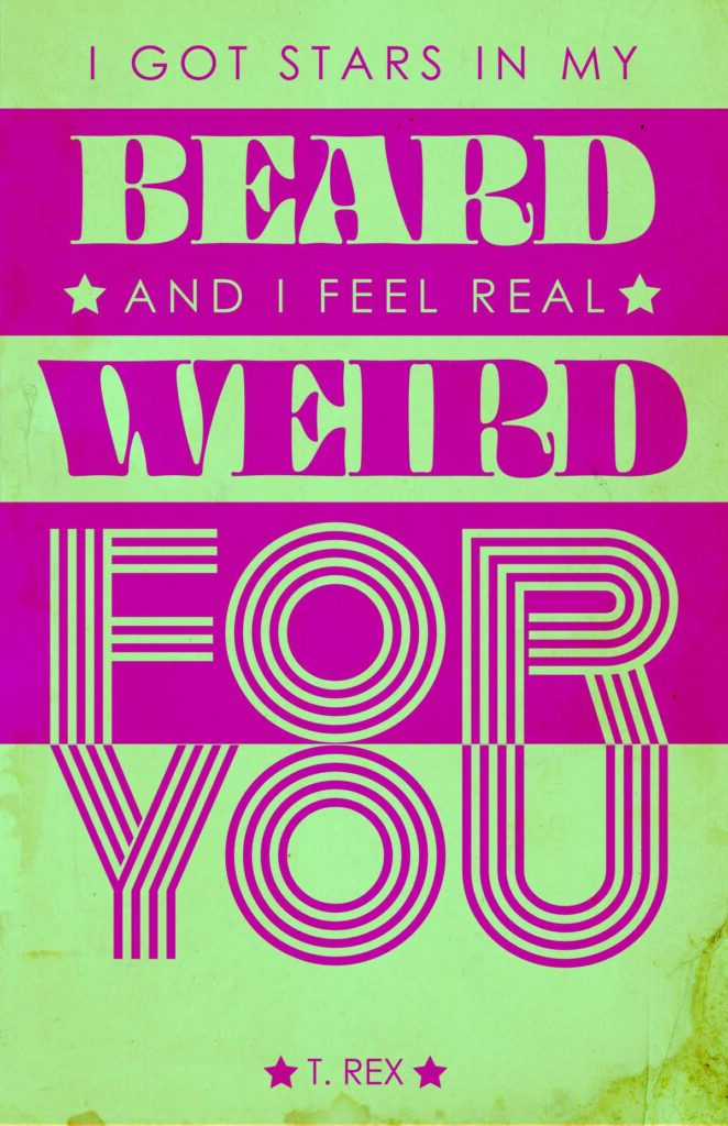 Type Quote Beard T Rex