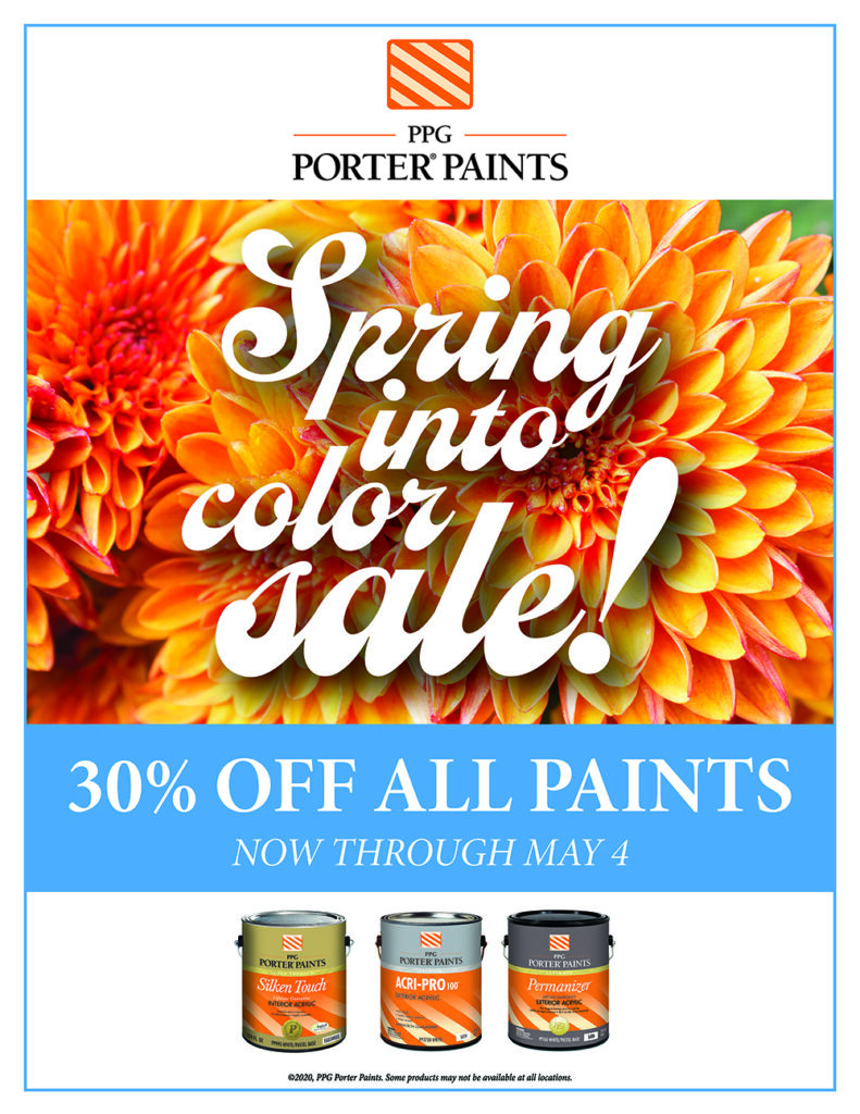 Paint Sale, Full Color Print Ad