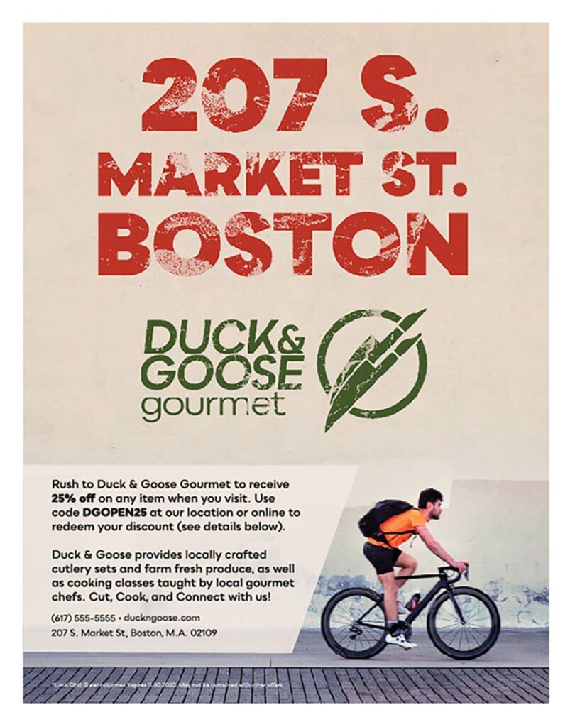 Duck & Goose, Magazine Ad