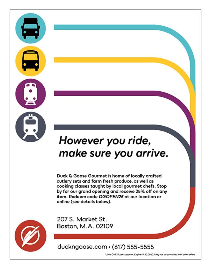 Duck & Goose, Magazine Ad