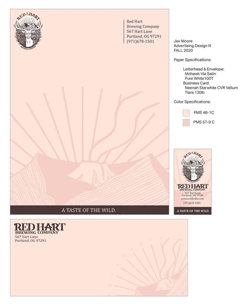 Red Hart, Stationery Package