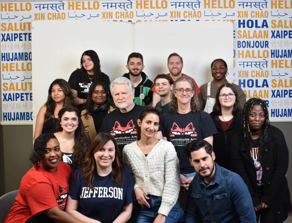 Volunteers for the Unity Arts Fest photoshoot