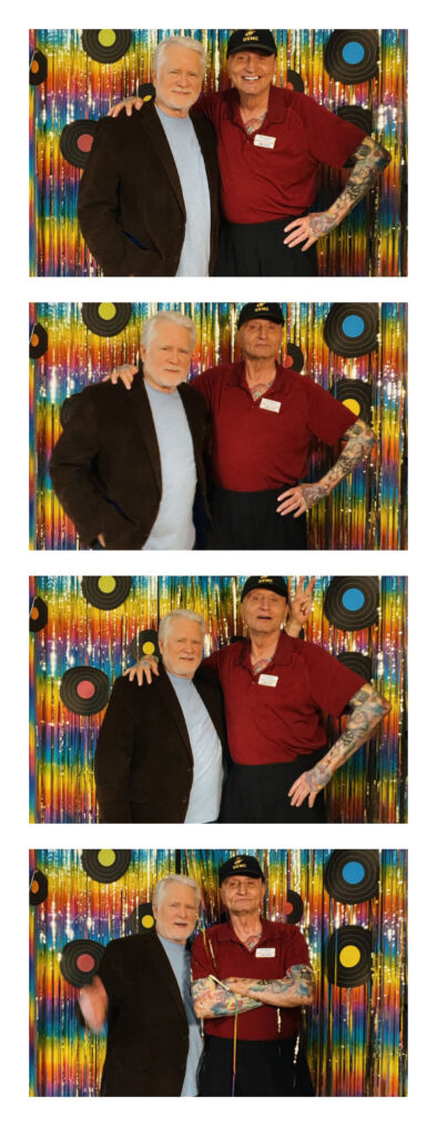 Terry and Nick at the party
