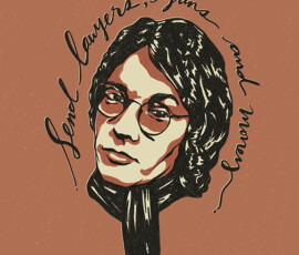 Illustration of Warren Zevon by Amadea Schenk Illustration of Warren Zevon by Amadea Schenk