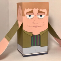 Paper Doll,
Joseph Cahill,
Advertising Design I Paper Doll of Joseph