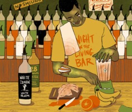 Zombie Birthday Illustration, Amadea Schenk, Gold ADDY Award and Judges Choice Award