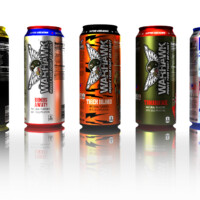 Warhawk Energy Drink Packaging, Rachel Fryer, Advertising Design IV Warhawk Energy Drink Packaging