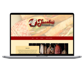 Rachel Fryer, Webpage Design, Jacobi's Riverside Deli
(Opens live website) Rachel Fryer website