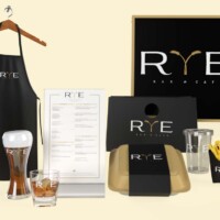 RYE Bar & Cafe Logo, Jared Barnard, Judge’s Choice Award and Silver Student ADDY